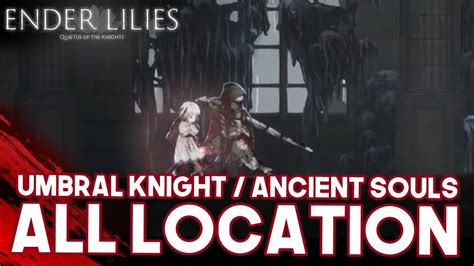 ENDER LILIES TIPS: ALL THE LOCATION ANCIENT SOULS .